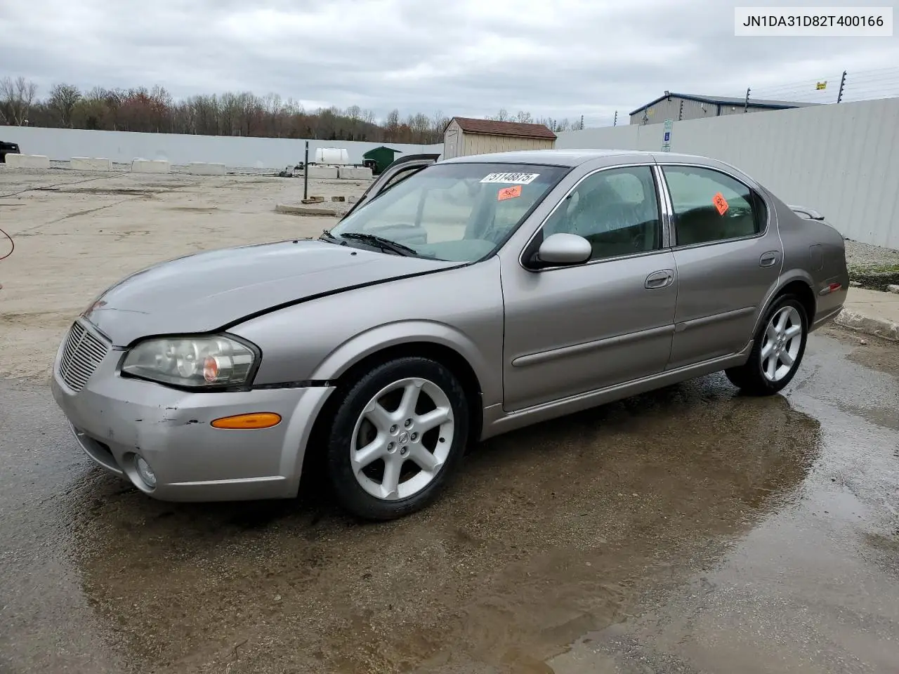 2002 Nissan Maxima Gle VIN: JN1DA31D82T400166 Lot: 51148875