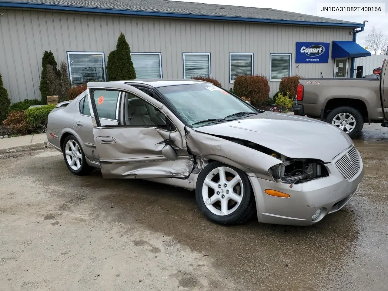 2002 Nissan Maxima Gle VIN: JN1DA31D82T400166 Lot: 51148875