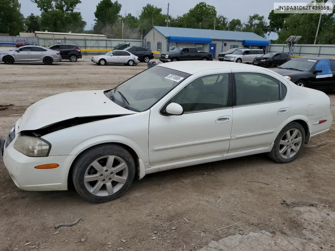 2002 Nissan Maxima Gle VIN: JN1DA31D62T439368 Lot: 55974985