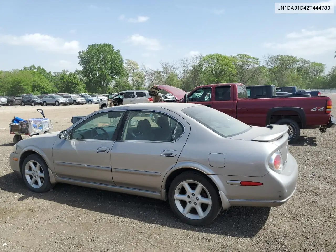 2002 Nissan Maxima Gle VIN: JN1DA31D42T444780 Lot: 57103655