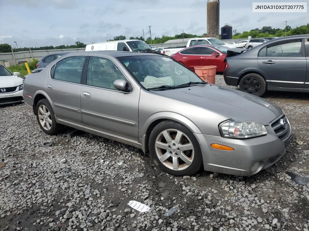 2002 Nissan Maxima Gle VIN: JN1DA31DX2T207775 Lot: 58361365