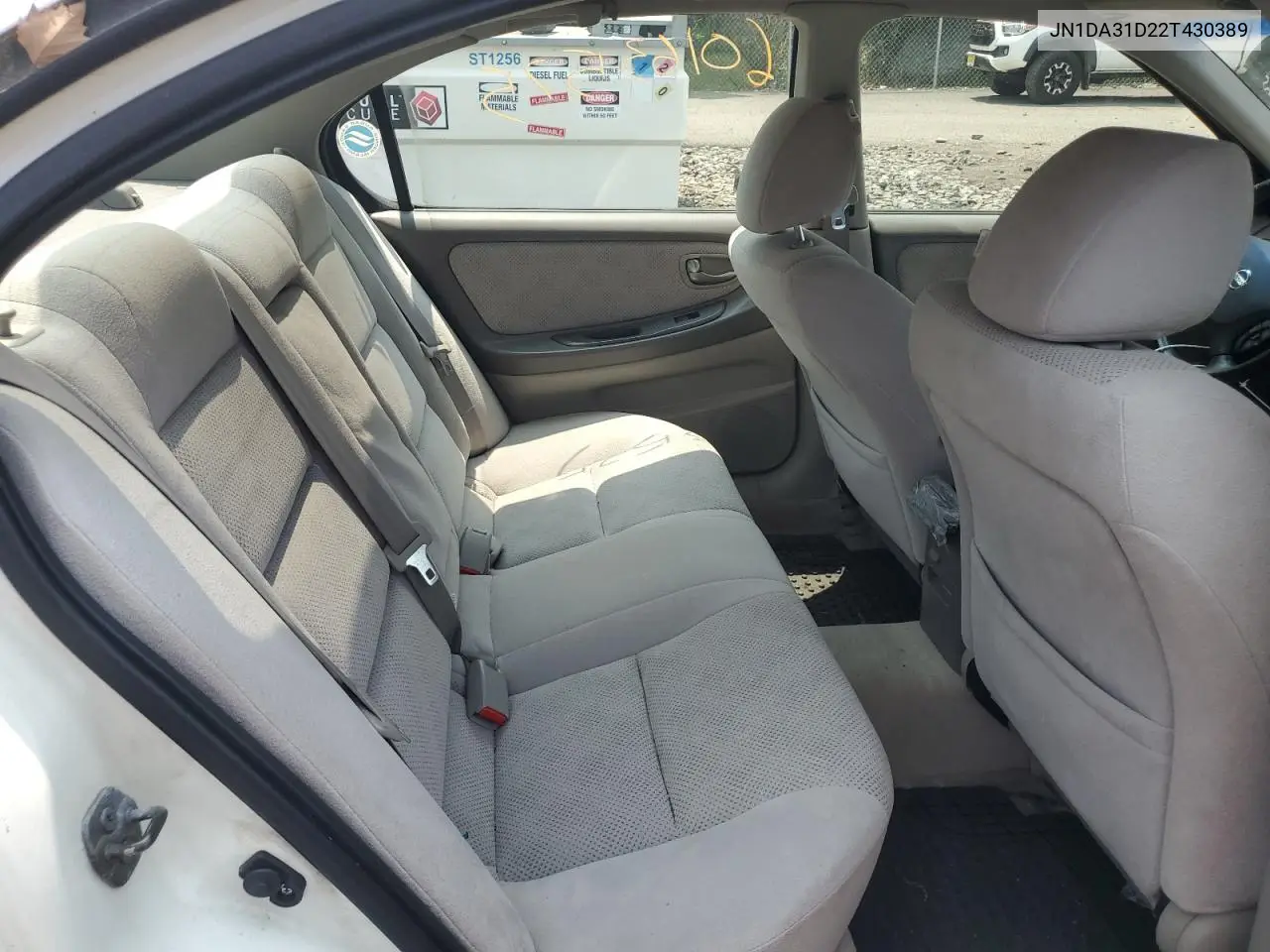2002 Nissan Maxima Gle VIN: JN1DA31D22T430389 Lot: 60163575