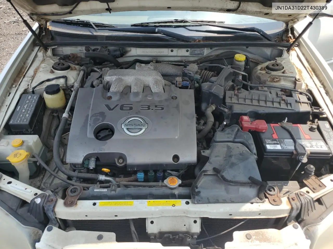 2002 Nissan Maxima Gle VIN: JN1DA31D22T430389 Lot: 60163575