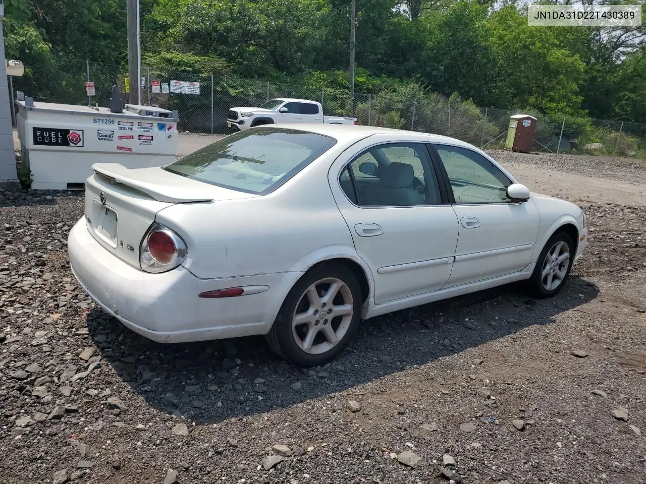 2002 Nissan Maxima Gle VIN: JN1DA31D22T430389 Lot: 60163575