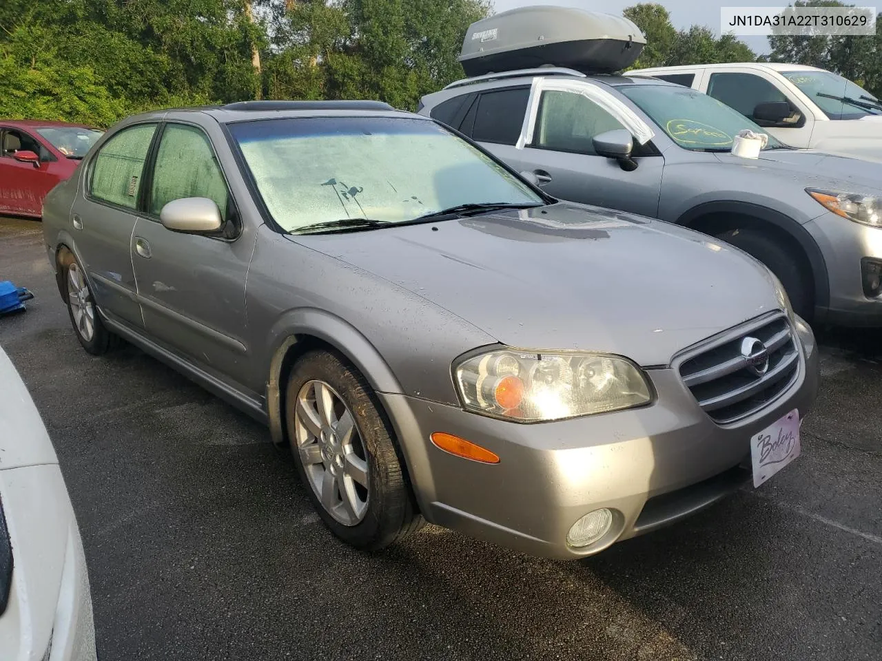 2002 Nissan Maxima Gle VIN: JN1DA31A22T310629 Lot: 75500494