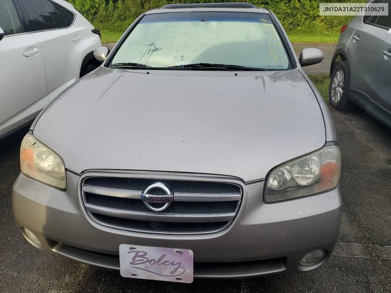 2002 Nissan Maxima Gle VIN: JN1DA31A22T310629 Lot: 75500494