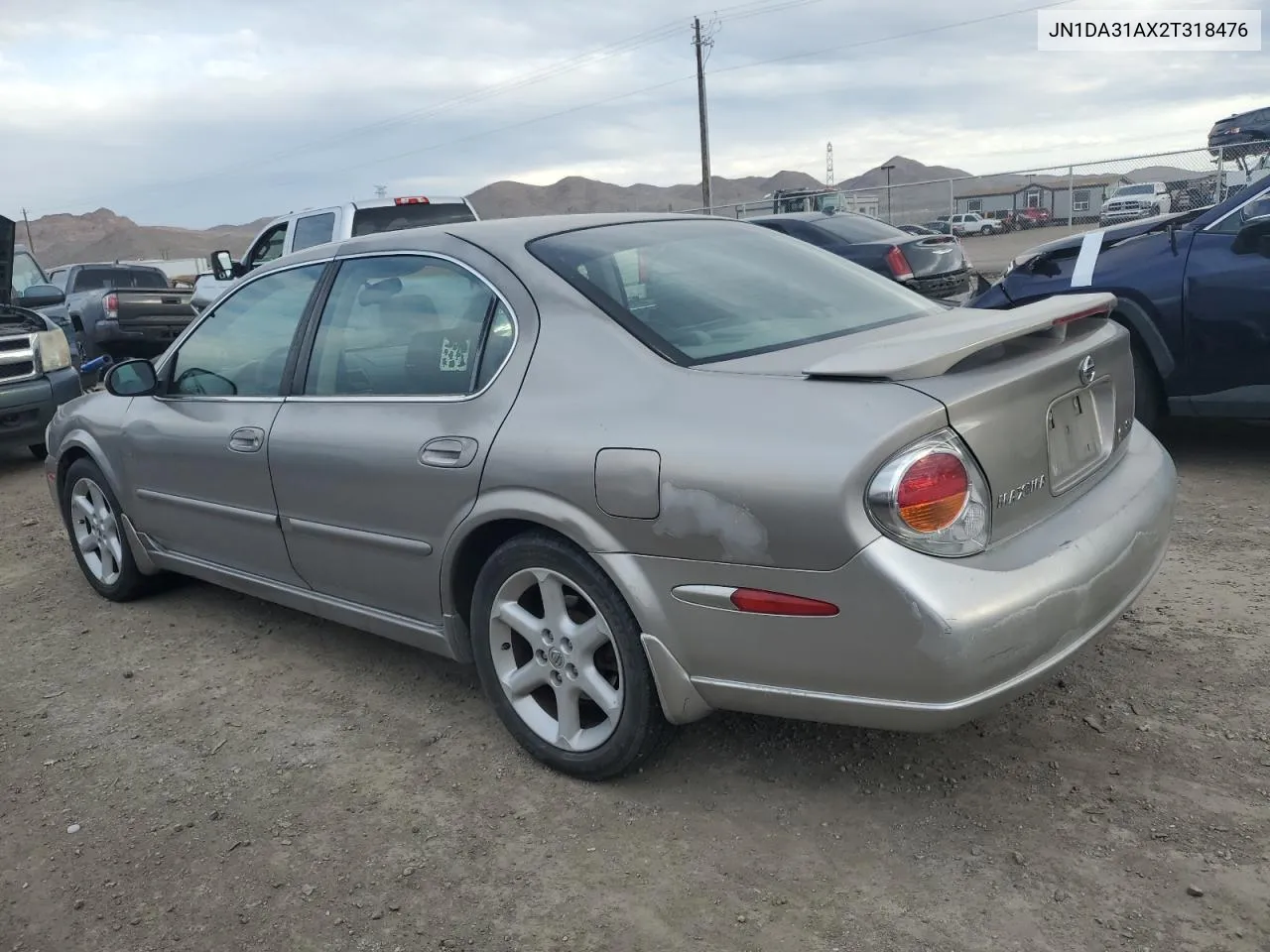 2002 Nissan Maxima Gle VIN: JN1DA31AX2T318476 Lot: 75950494