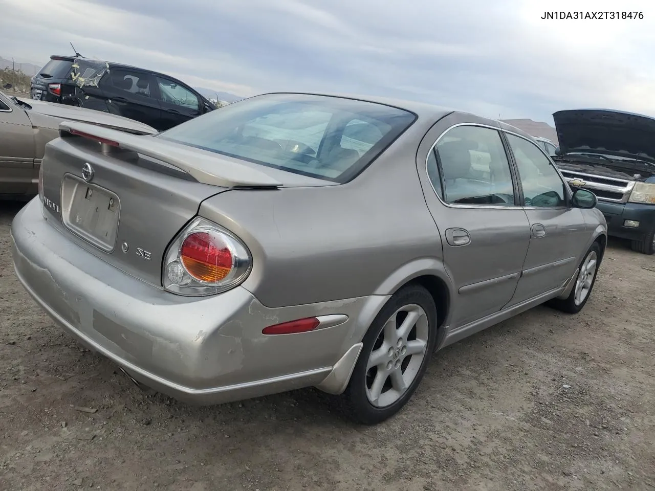 2002 Nissan Maxima Gle VIN: JN1DA31AX2T318476 Lot: 75950494