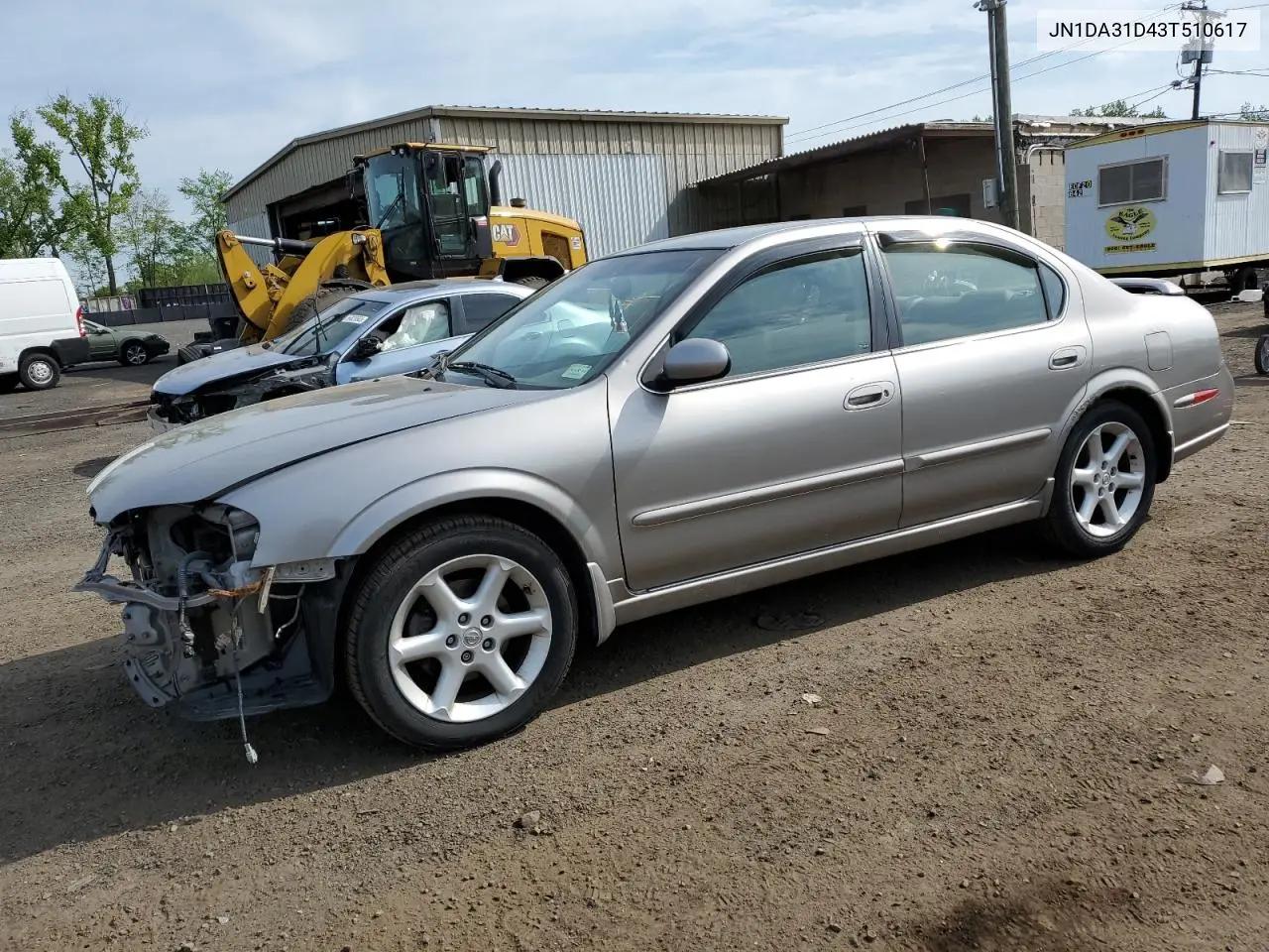 2003 Nissan Maxima Gle VIN: JN1DA31D43T510617 Lot: 56357185