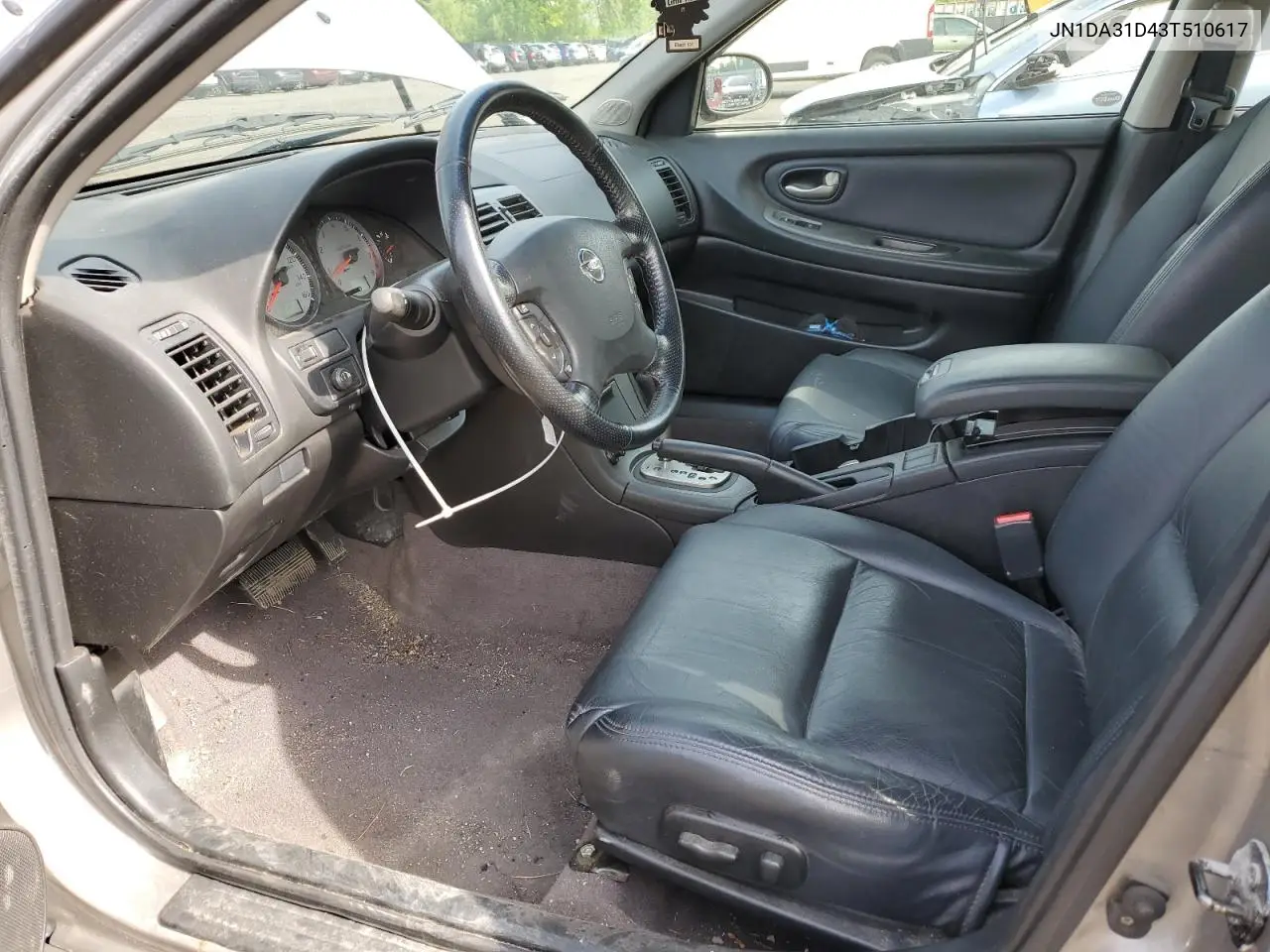 2003 Nissan Maxima Gle VIN: JN1DA31D43T510617 Lot: 56357185