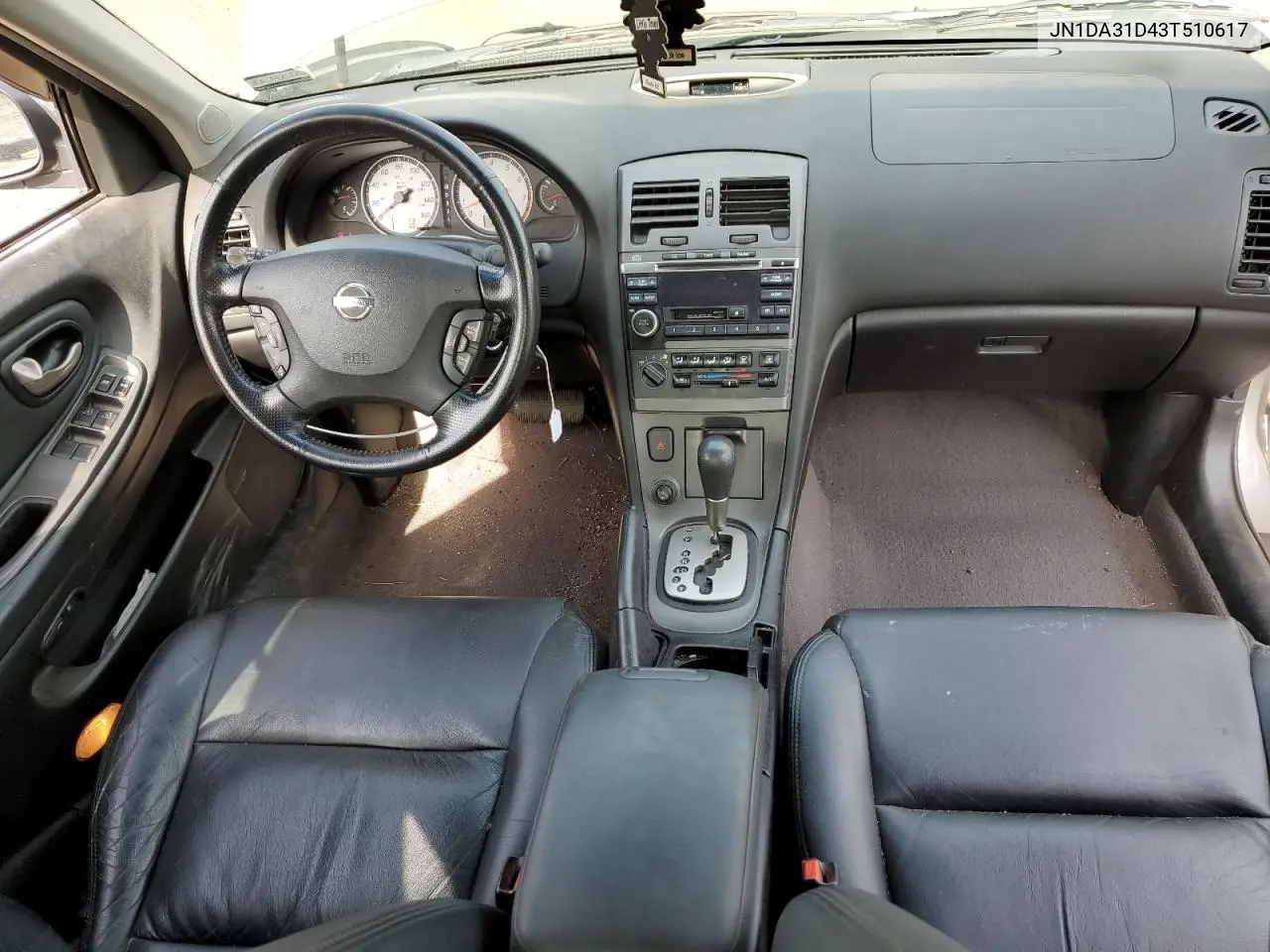 2003 Nissan Maxima Gle VIN: JN1DA31D43T510617 Lot: 56357185