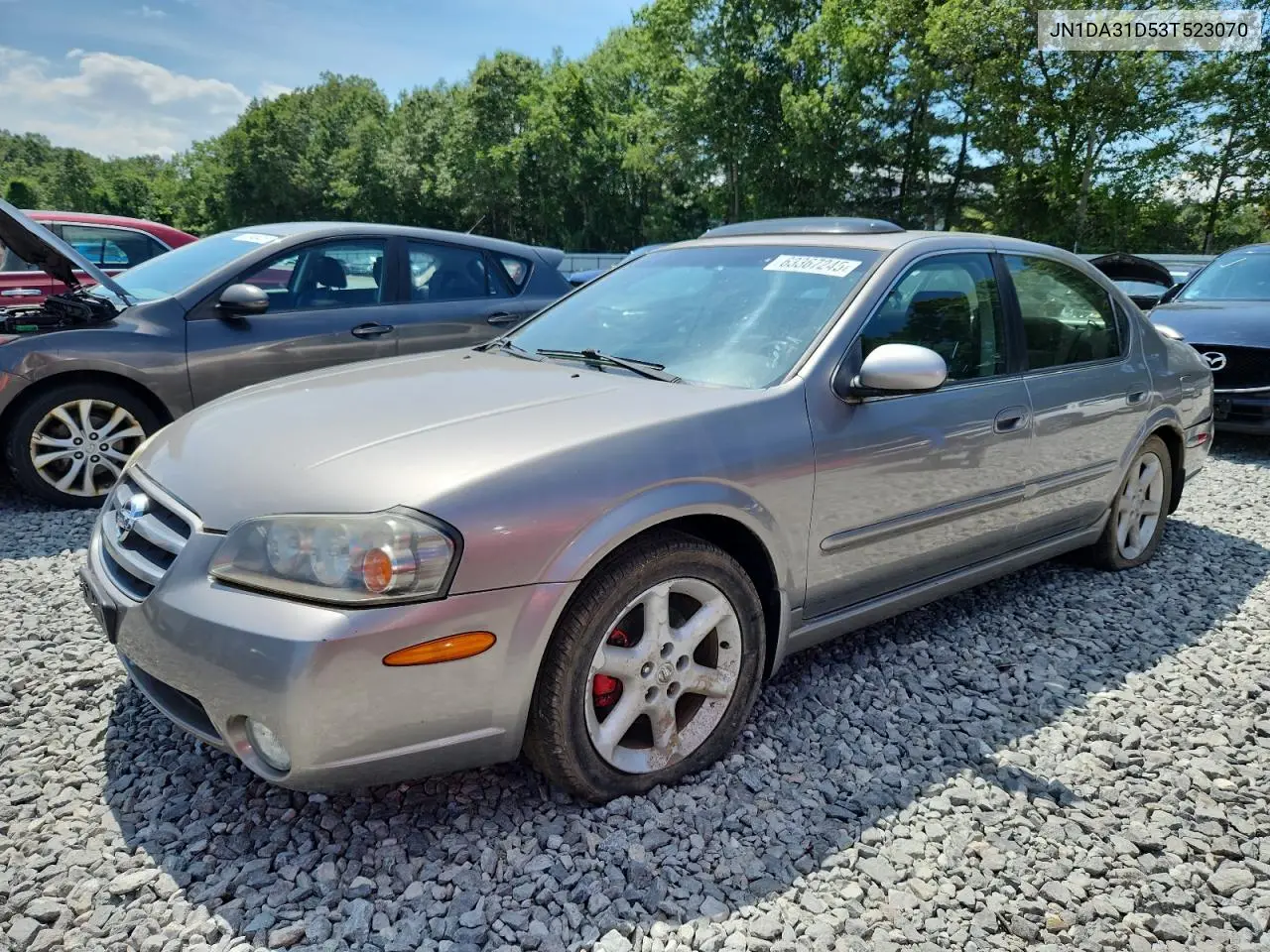 2003 Nissan Maxima Gle VIN: JN1DA31D53T523070 Lot: 63367245