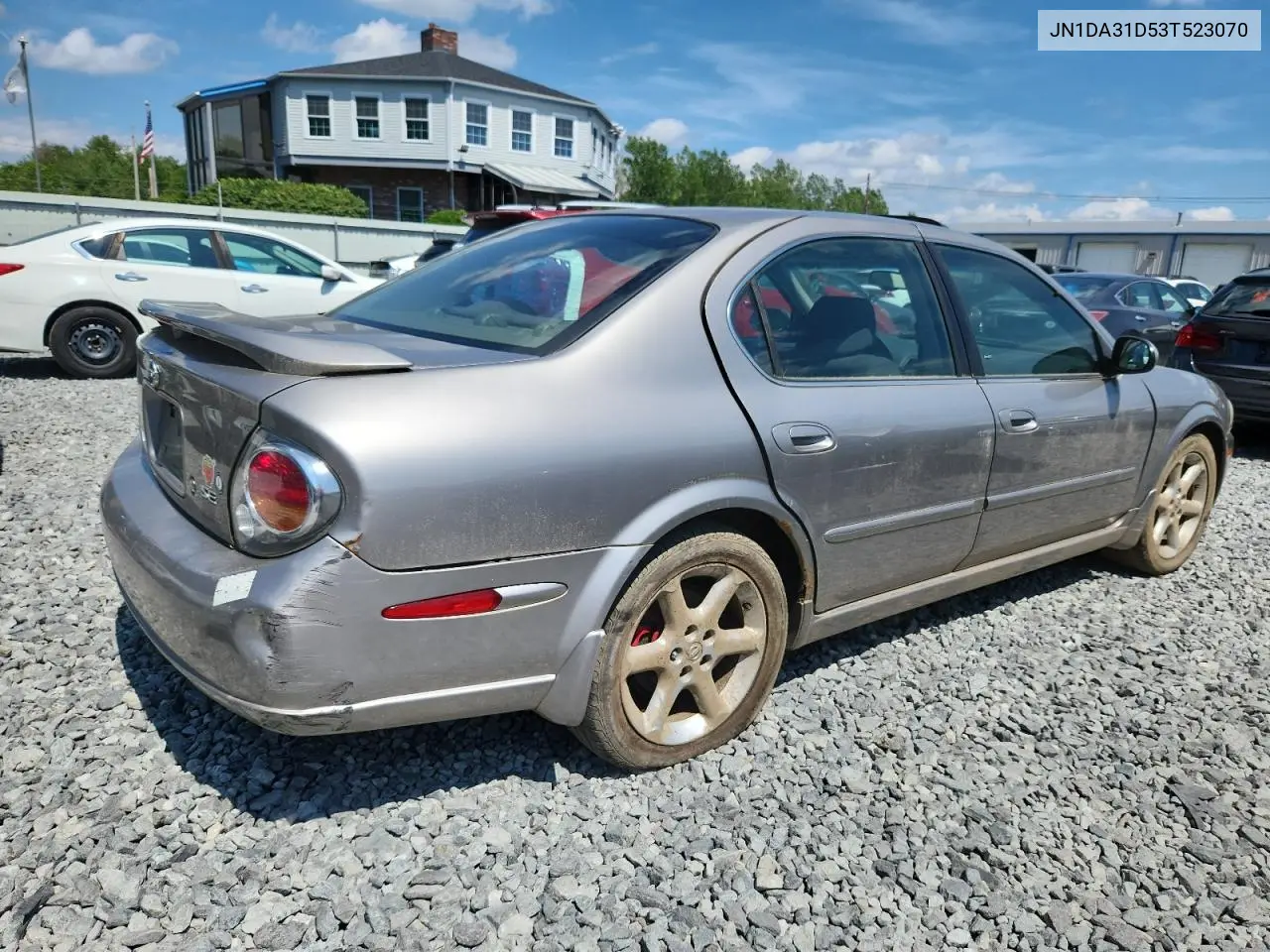 2003 Nissan Maxima Gle VIN: JN1DA31D53T523070 Lot: 63367245