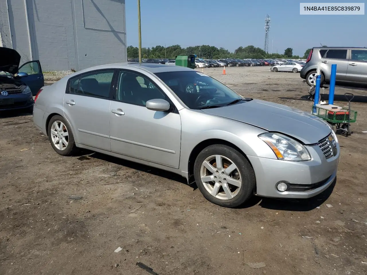 2005 Nissan Maxima Se VIN: 1N4BA41E85C839879 Lot: 65825875