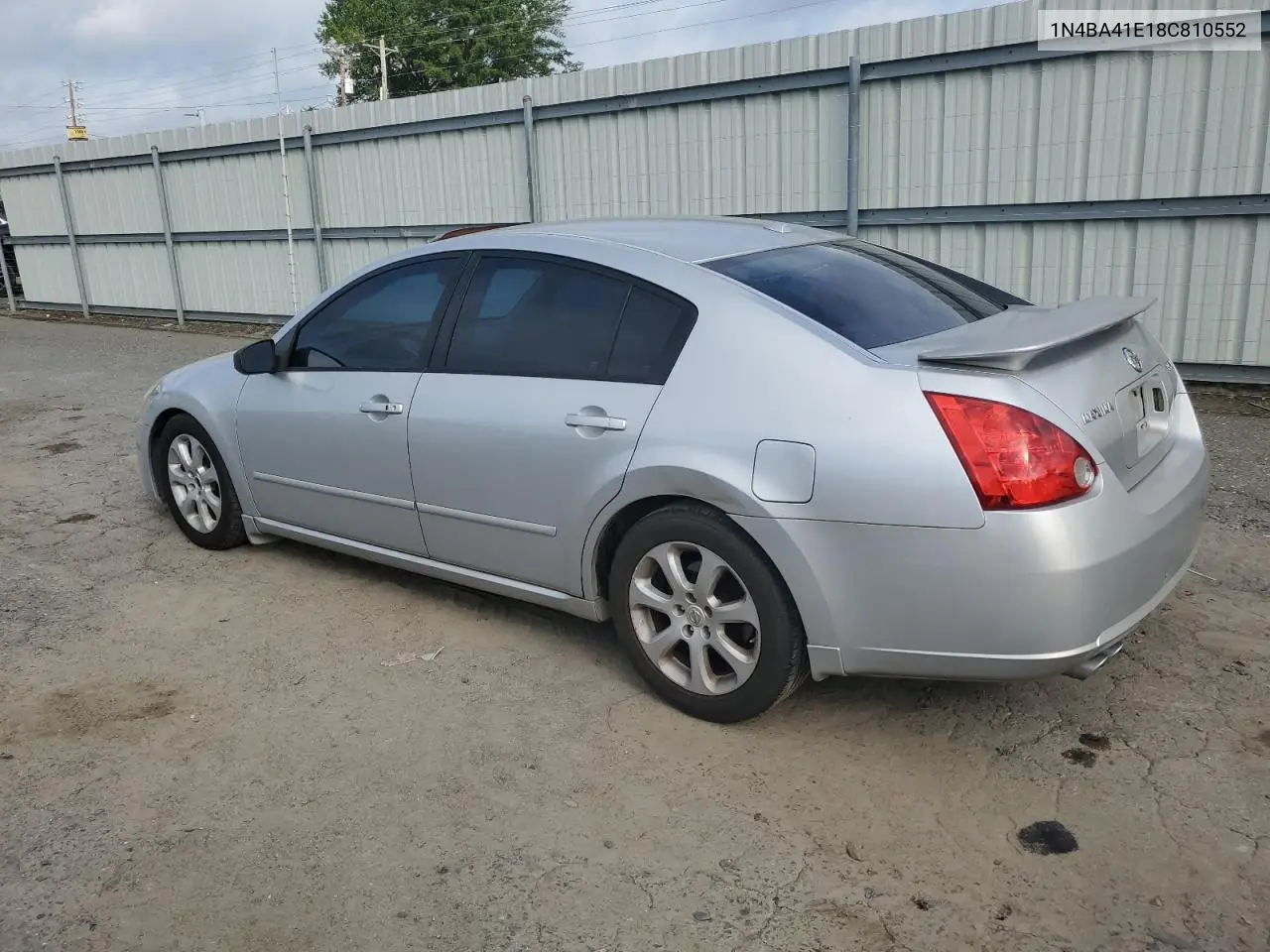 2008 Nissan Maxima Se VIN: 1N4BA41E18C810552 Lot: 61828145