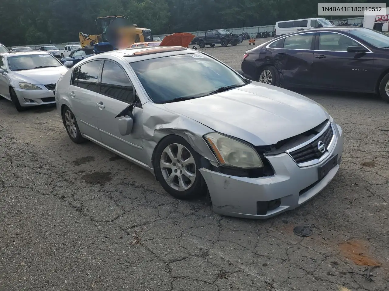 2008 Nissan Maxima Se VIN: 1N4BA41E18C810552 Lot: 61828145