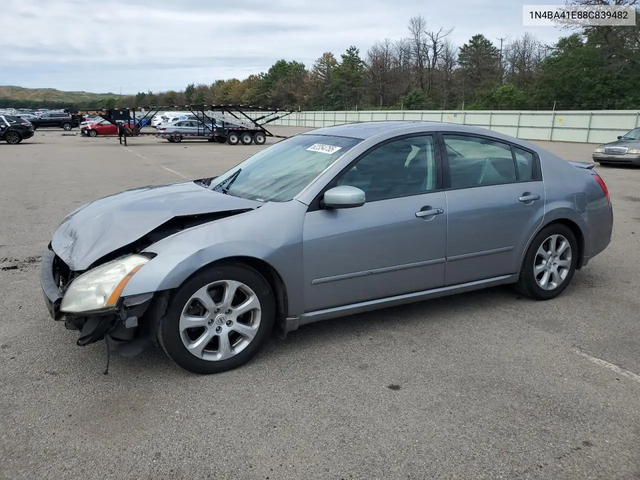 2008 Nissan Maxima Se VIN: 1N4BA41E88C839482 Lot: 62354755