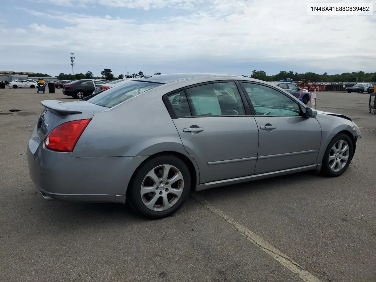 2008 Nissan Maxima Se VIN: 1N4BA41E88C839482 Lot: 62354755