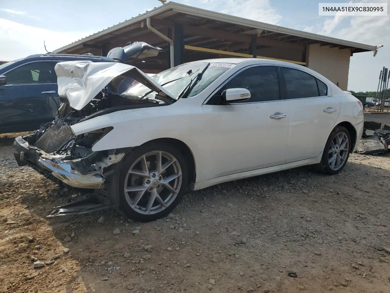 2009 Nissan Maxima S VIN: 1N4AA51EX9C830995 Lot: 55280635