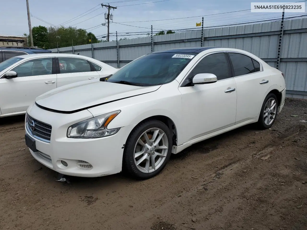 2009 Nissan Maxima S VIN: 1N4AA51E69C823235 Lot: 56633095