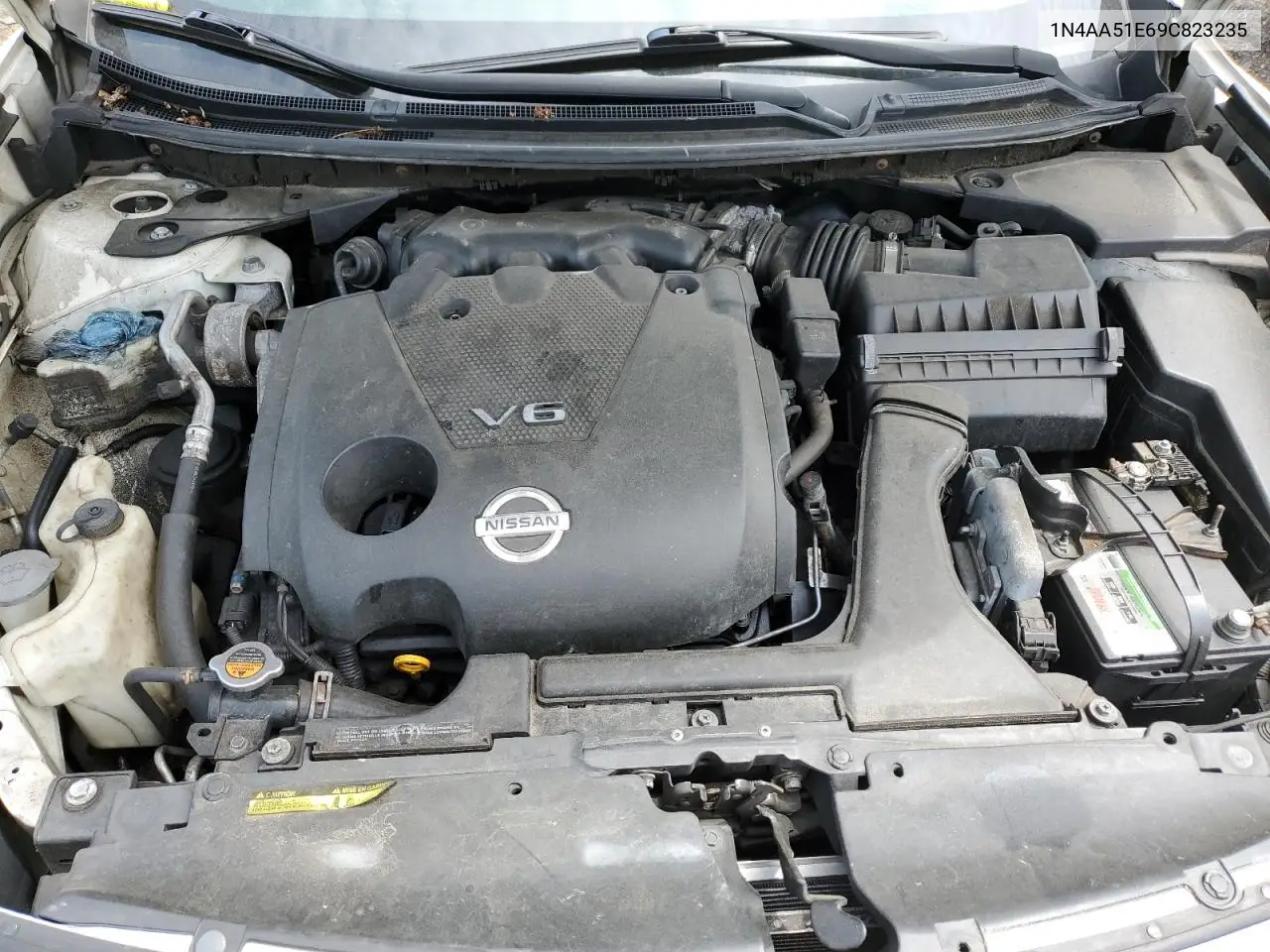 2009 Nissan Maxima S VIN: 1N4AA51E69C823235 Lot: 56633095