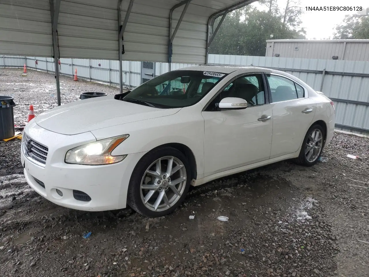 2009 Nissan Maxima S VIN: 1N4AA51E89C806128 Lot: 62848665
