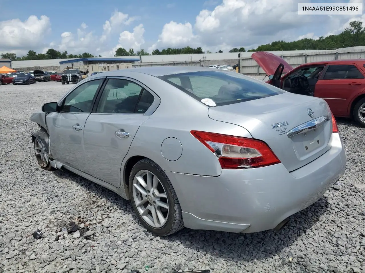 2009 Nissan Maxima S VIN: 1N4AA51E99C851496 Lot: 63011755