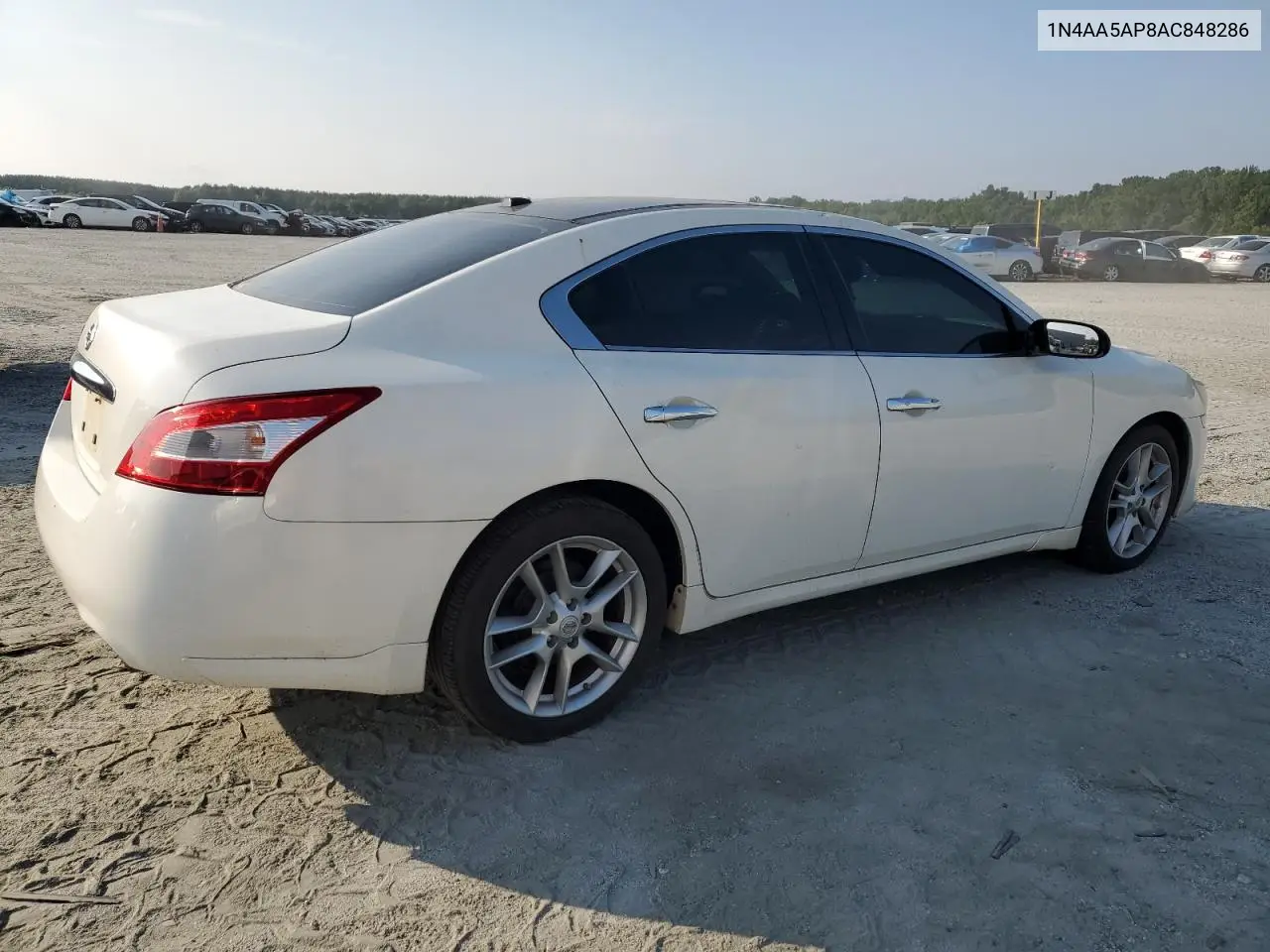 2010 Nissan Maxima S VIN: 1N4AA5AP8AC848286 Lot: 63206725