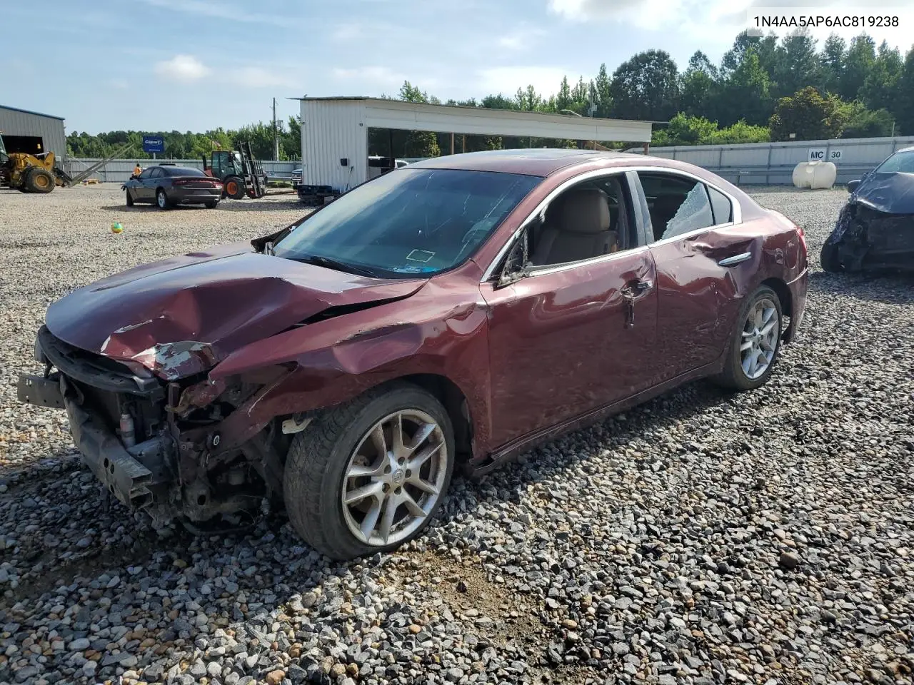 2010 Nissan Maxima S VIN: 1N4AA5AP6AC819238 Lot: 63213285