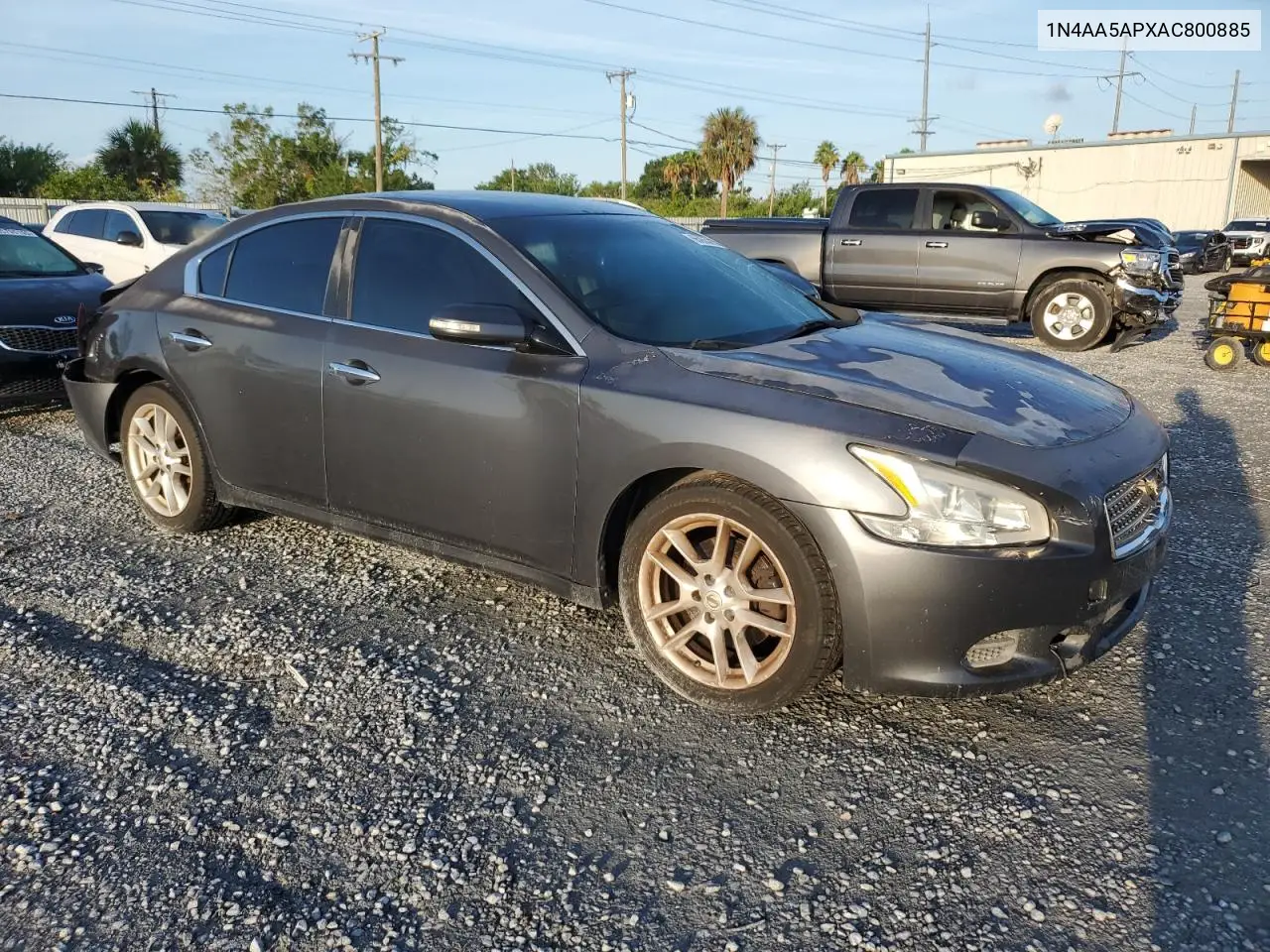 2010 Nissan Maxima S VIN: 1N4AA5APXAC800885 Lot: 65855215