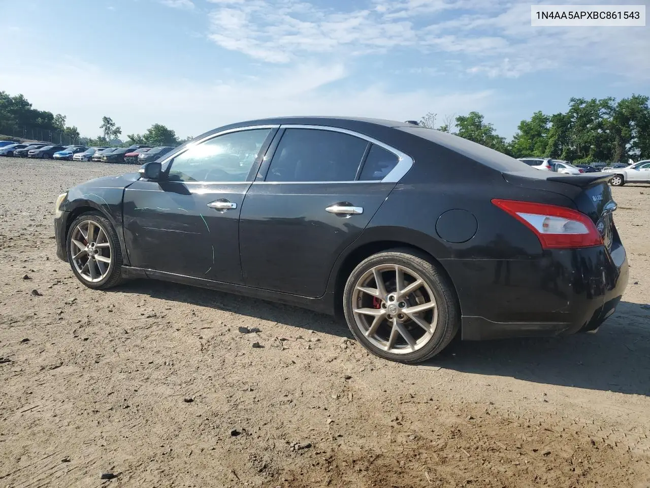 2011 Nissan Maxima S VIN: 1N4AA5APXBC861543 Lot: 62850675