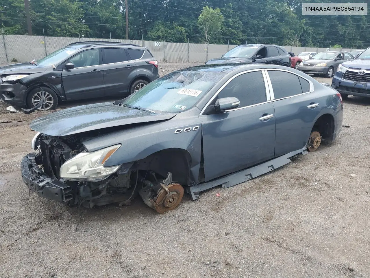 2011 Nissan Maxima S VIN: 1N4AA5AP9BC854194 Lot: 63013175
