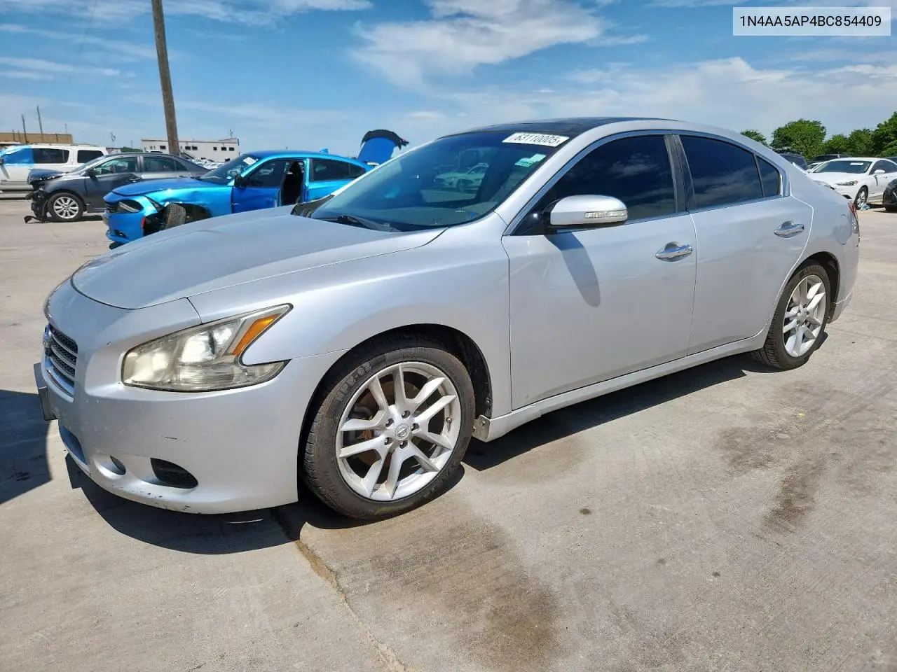 2011 Nissan Maxima S VIN: 1N4AA5AP4BC854409 Lot: 63110005