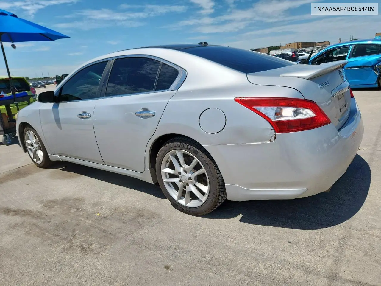 2011 Nissan Maxima S VIN: 1N4AA5AP4BC854409 Lot: 63110005