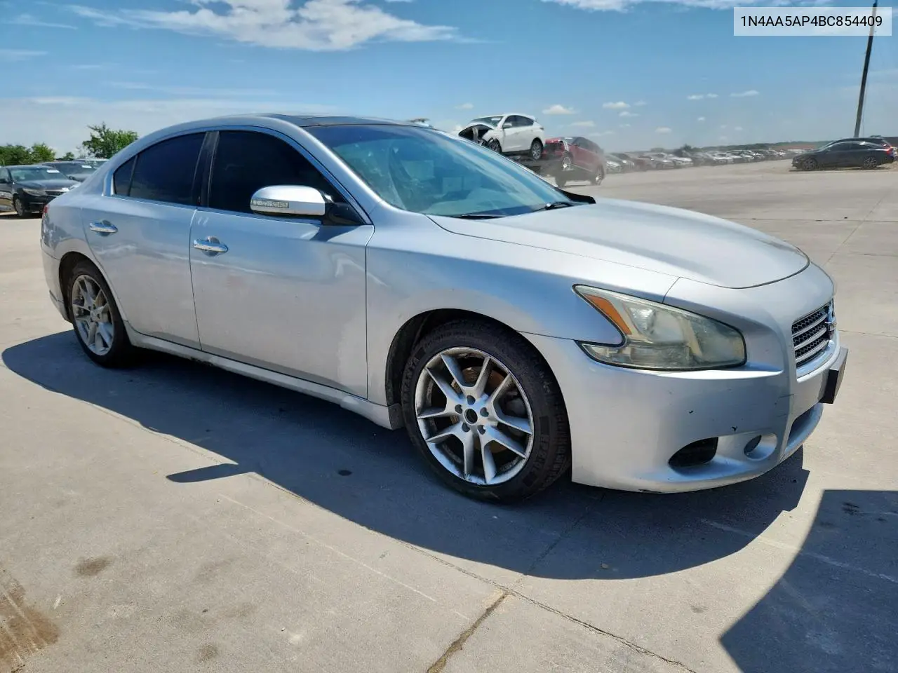 2011 Nissan Maxima S VIN: 1N4AA5AP4BC854409 Lot: 63110005