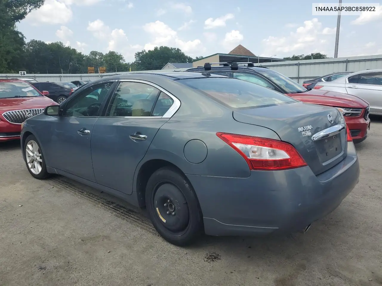 2011 Nissan Maxima S VIN: 1N4AA5AP3BC858922 Lot: 65837625