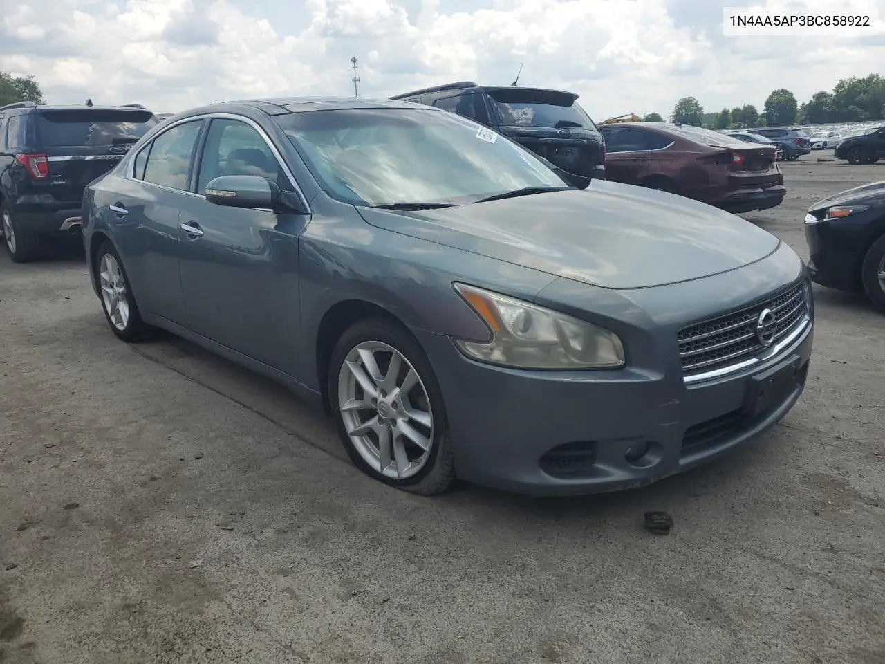2011 Nissan Maxima S VIN: 1N4AA5AP3BC858922 Lot: 65837625