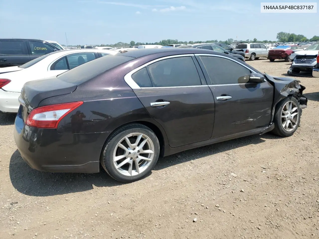 2011 Nissan Maxima S VIN: 1N4AA5AP4BC837187 Lot: 66028045