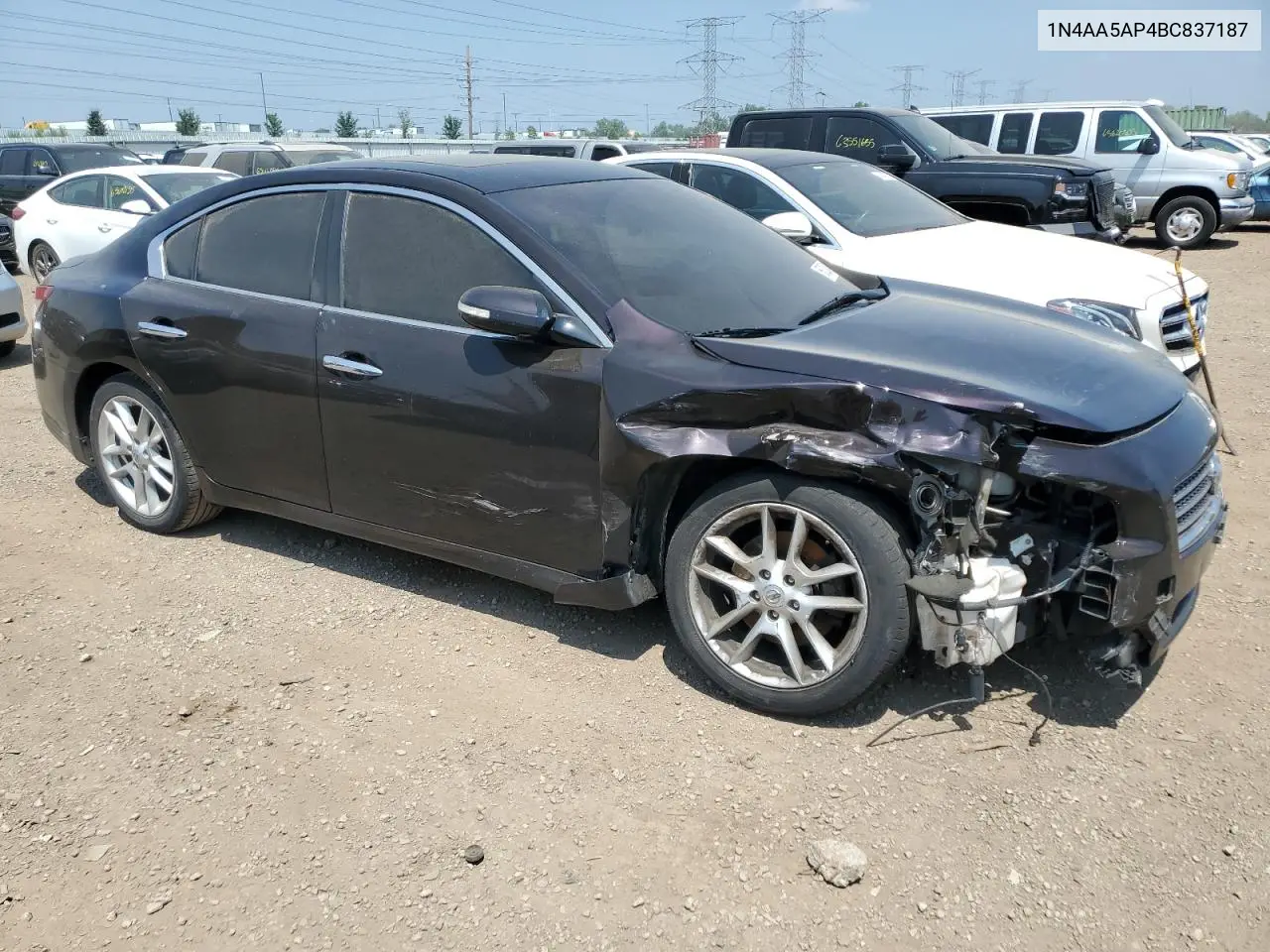 2011 Nissan Maxima S VIN: 1N4AA5AP4BC837187 Lot: 66028045