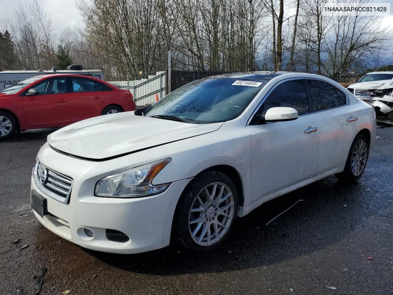 2012 Nissan Maxima S VIN: 1N4AA5AP6CC821428 Lot: 49216605