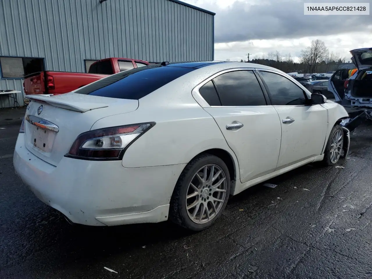 2012 Nissan Maxima S VIN: 1N4AA5AP6CC821428 Lot: 49216605