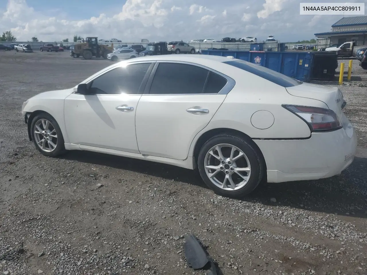 2012 Nissan Maxima S VIN: 1N4AA5AP4CC809911 Lot: 53983705