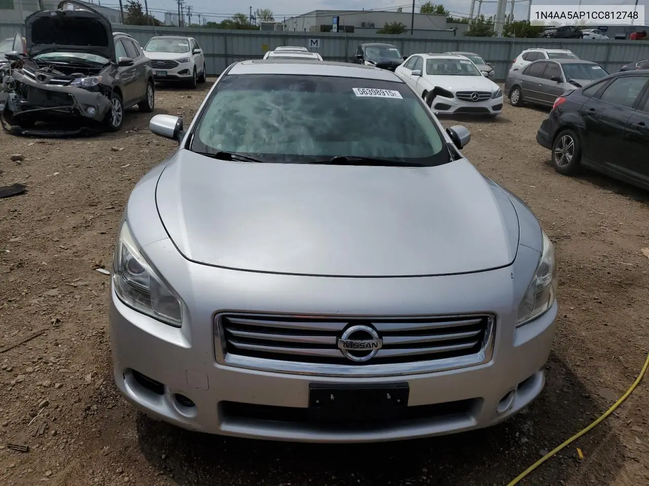 2012 Nissan Maxima S VIN: 1N4AA5AP1CC812748 Lot: 56398915