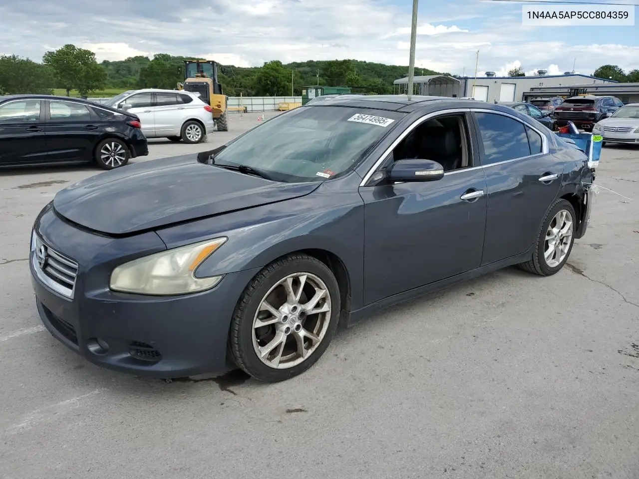 2012 Nissan Maxima S VIN: 1N4AA5AP5CC804359 Lot: 56474995