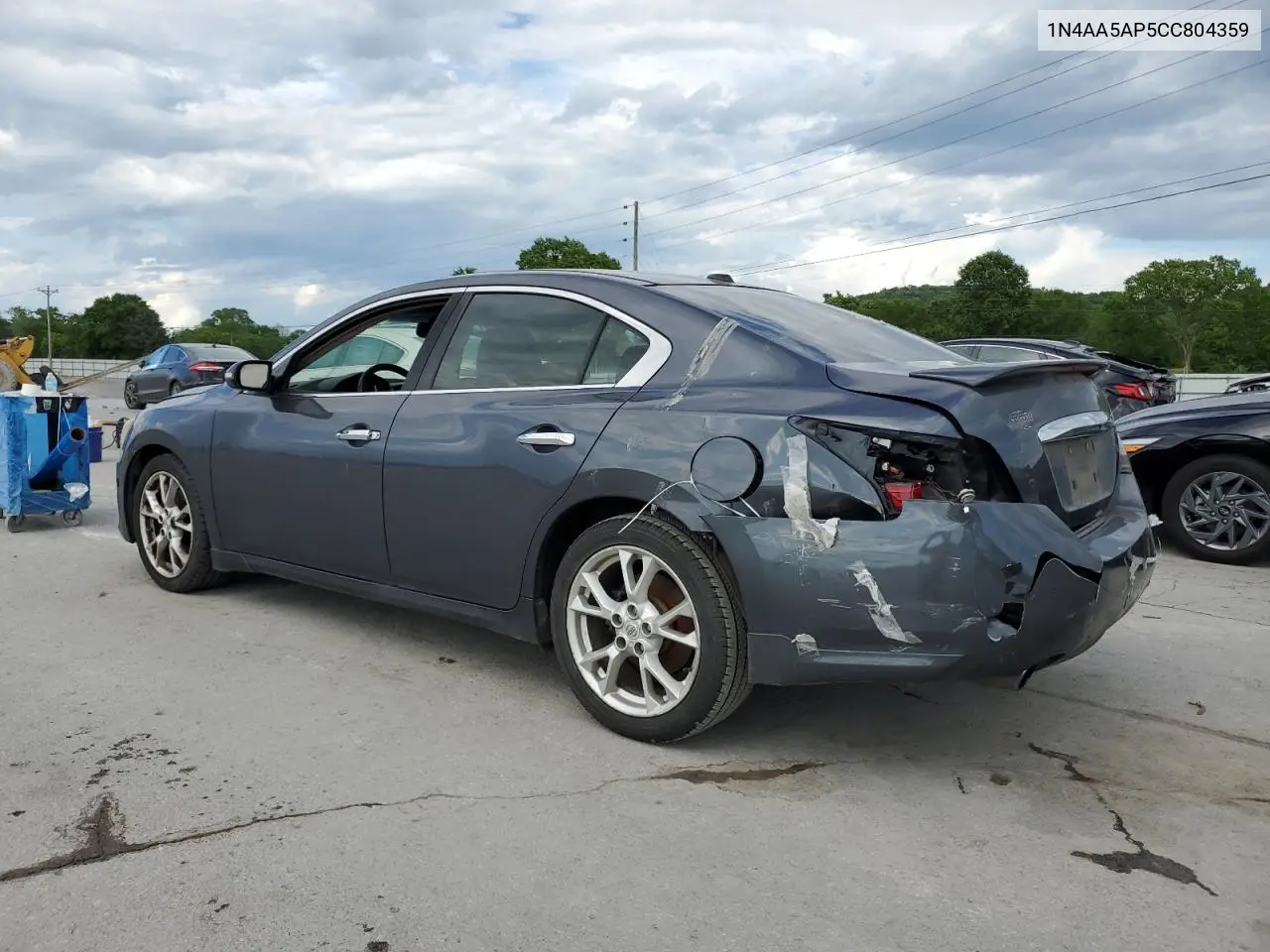 2012 Nissan Maxima S VIN: 1N4AA5AP5CC804359 Lot: 56474995