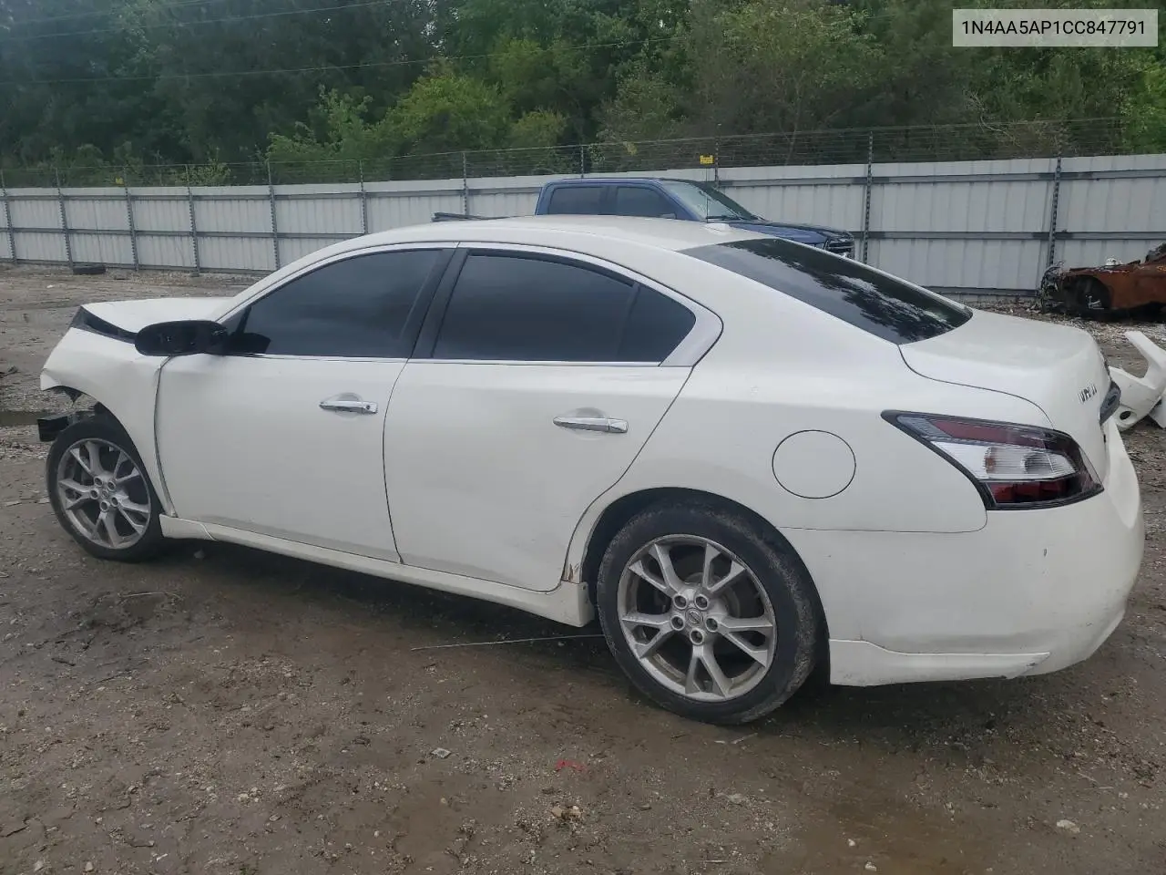 2012 Nissan Maxima S VIN: 1N4AA5AP1CC847791 Lot: 56581545