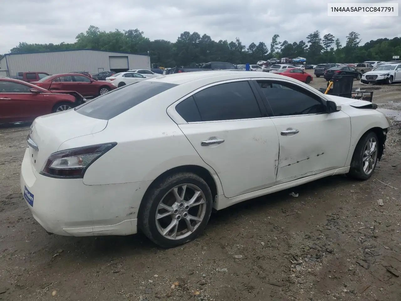 2012 Nissan Maxima S VIN: 1N4AA5AP1CC847791 Lot: 56581545