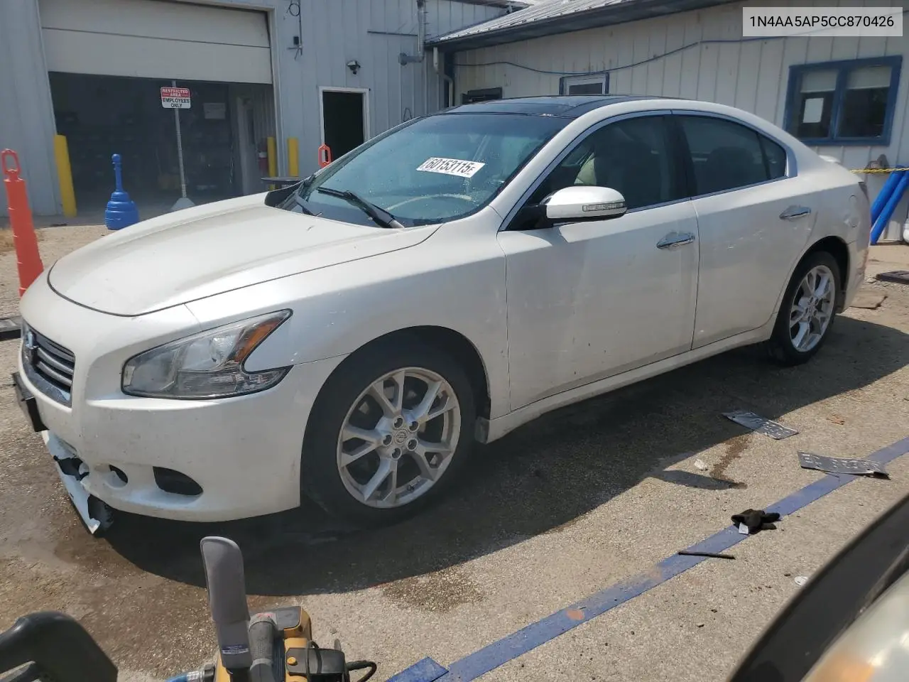 2012 Nissan Maxima S VIN: 1N4AA5AP5CC870426 Lot: 60153115