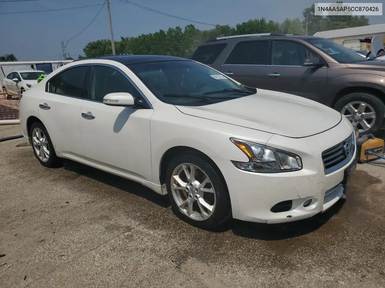 2012 Nissan Maxima S VIN: 1N4AA5AP5CC870426 Lot: 60153115
