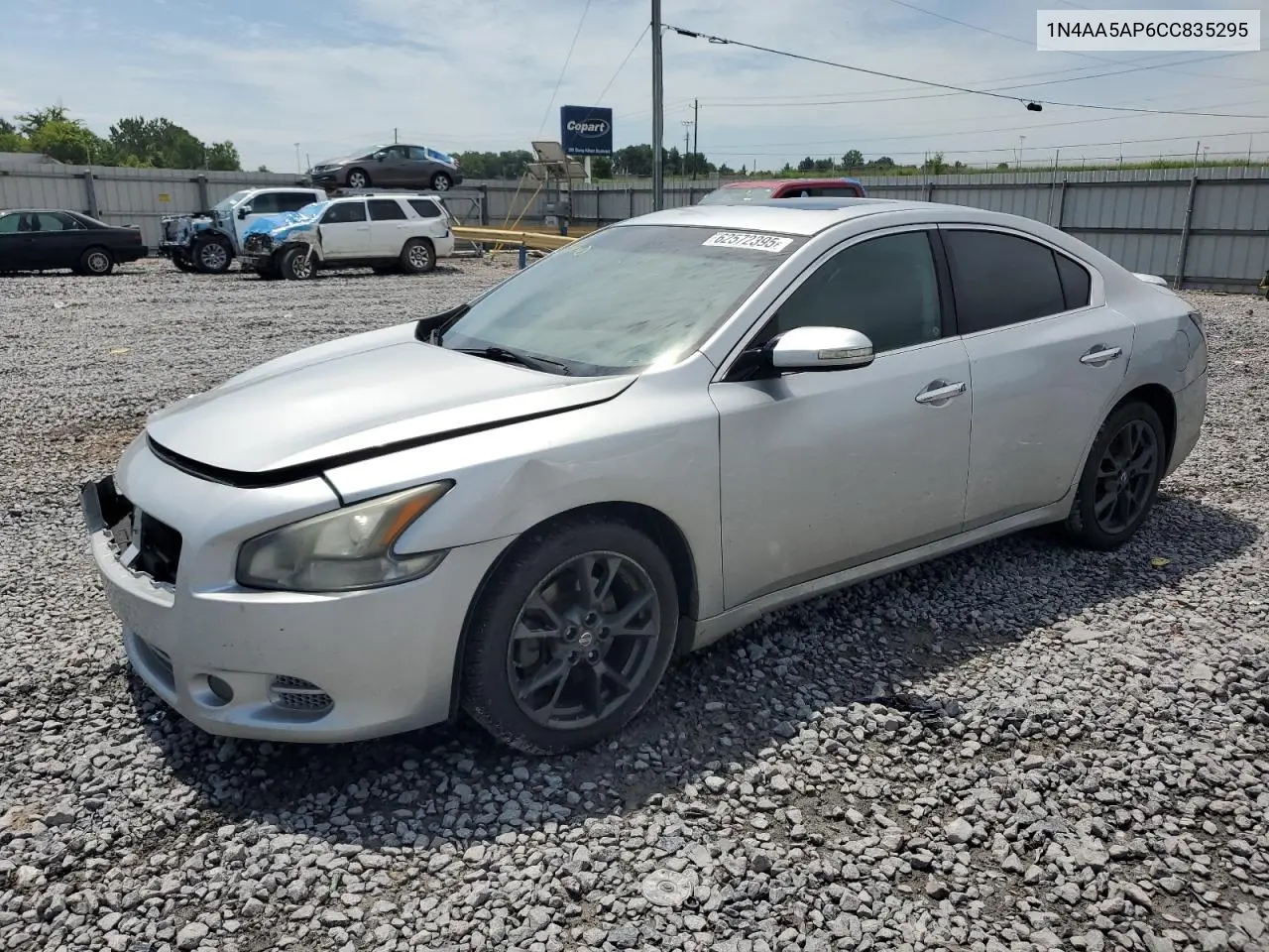 2012 Nissan Maxima S VIN: 1N4AA5AP6CC835295 Lot: 62572395